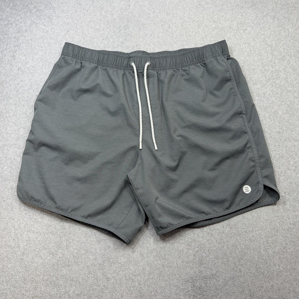 Free Fly Reverb Shorts Men XXL Gray Green Quick Dry Pockets Fishing Outdoor 7 In